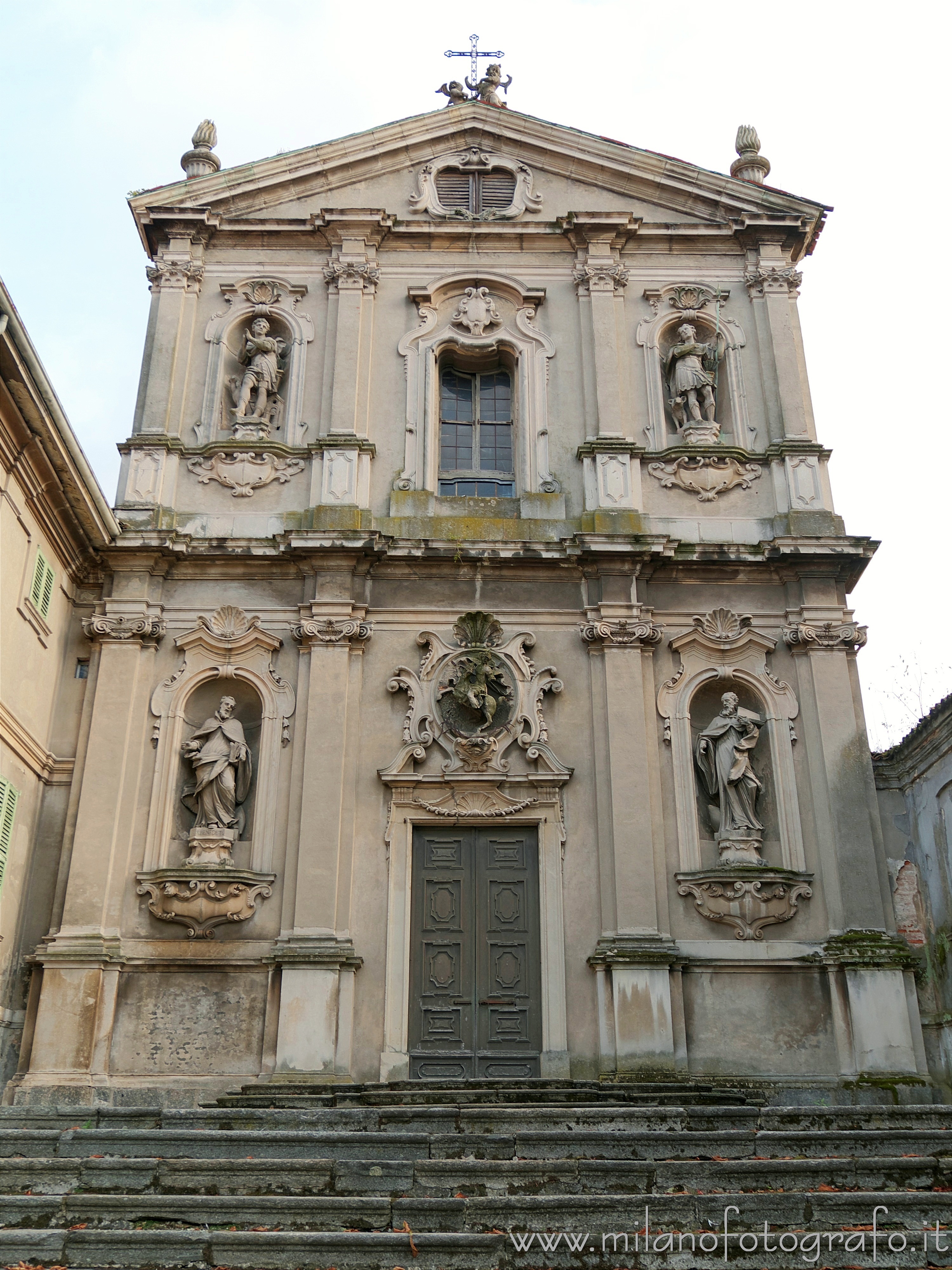 Meda (Monza e Brianza, Italy) - Facade of the Church of San Vittore